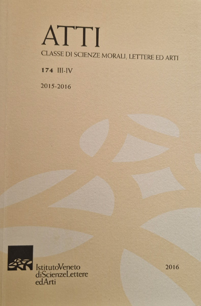 Volume 174, fasc. III-IV